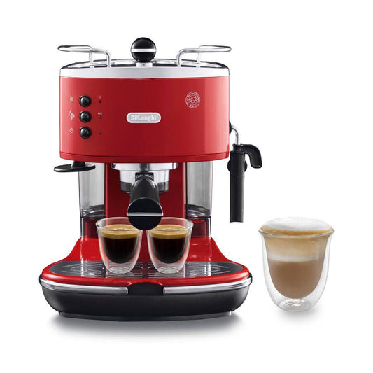 Delonghi ECO310R Icona Espresso Machine, Red