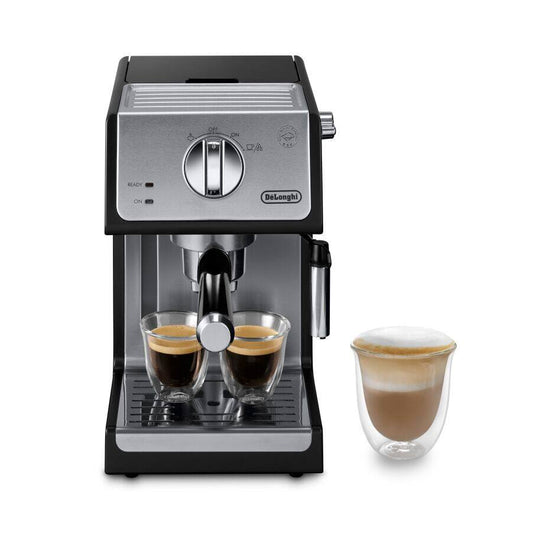 Delonghi ECP3420 Espresso Machine, Metal Black