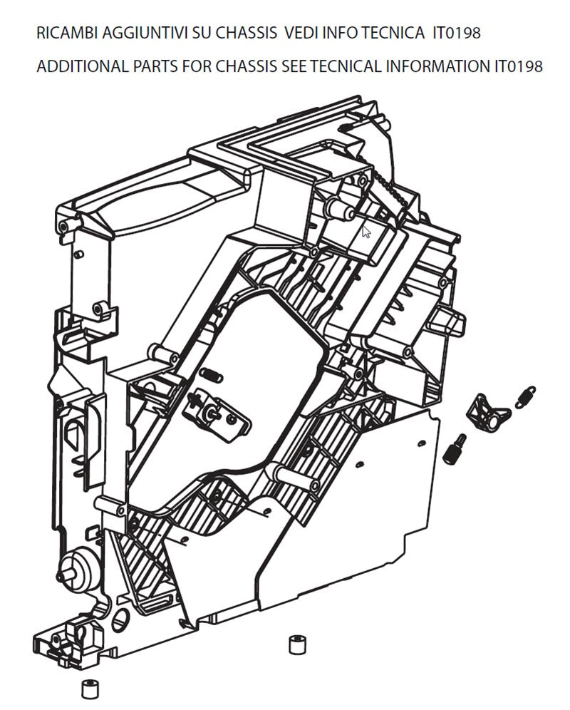 Delonghi IT0198 Fully Automatic Espresso Machine Chassis Part