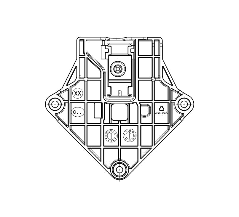 Delonghi 5313225641 Fully Automatic Espresso Machine Duct Support