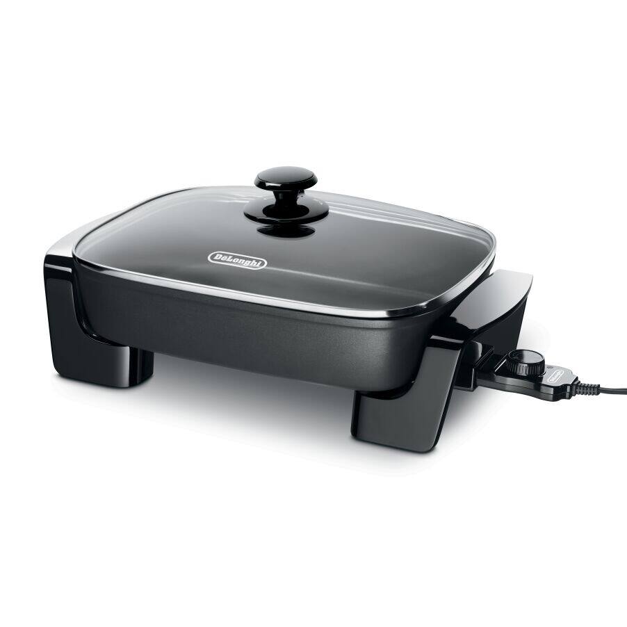 Delonghi BG45 Electric Skillet with Tempered Glass Lid