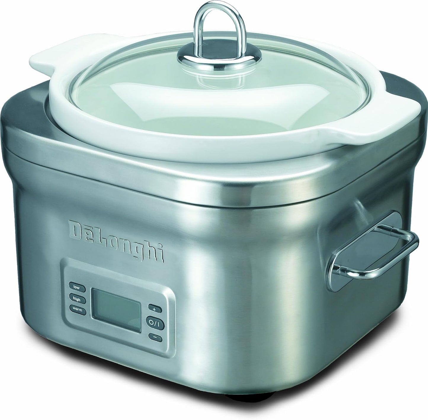 Delonghi DCP707 Stainless-Steel Programmable 5-Quart Slow Cooker