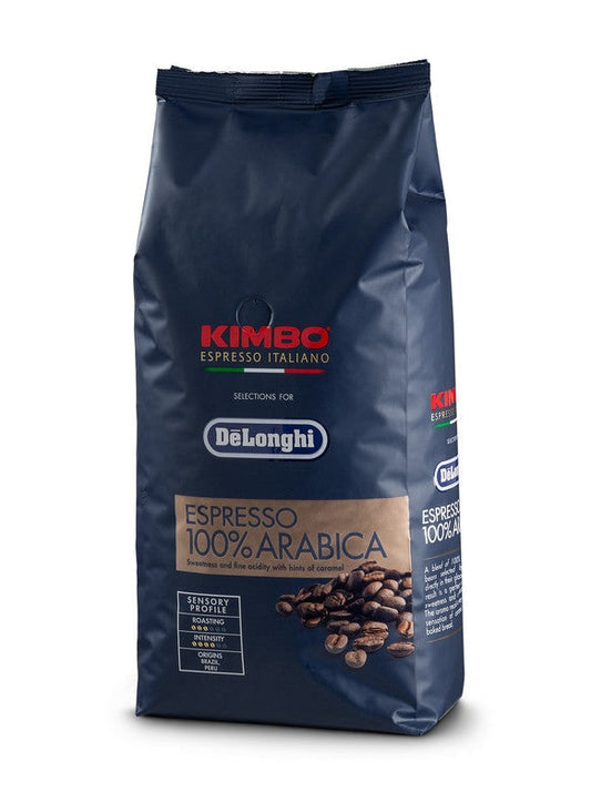 Delonghi 5513282391 Fully Automatic Espresso Machine Coffee Beans Kimbo Arabica 1 Kg